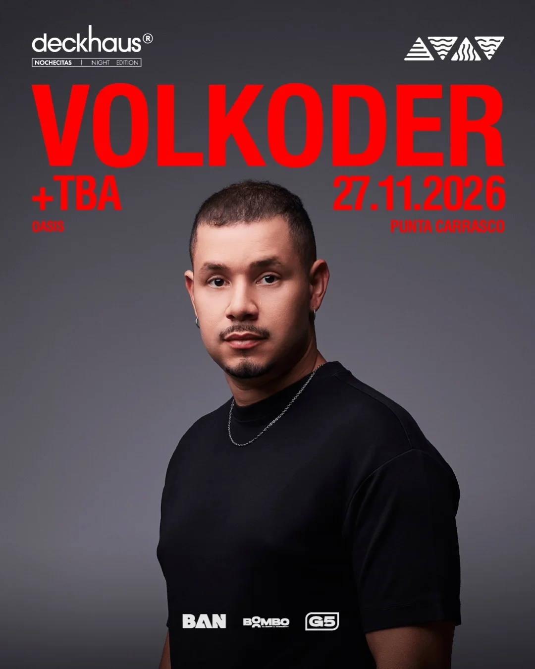 Flyer de DECKHAUS X ELEMENTS: VOLKODER, 27.11.2026